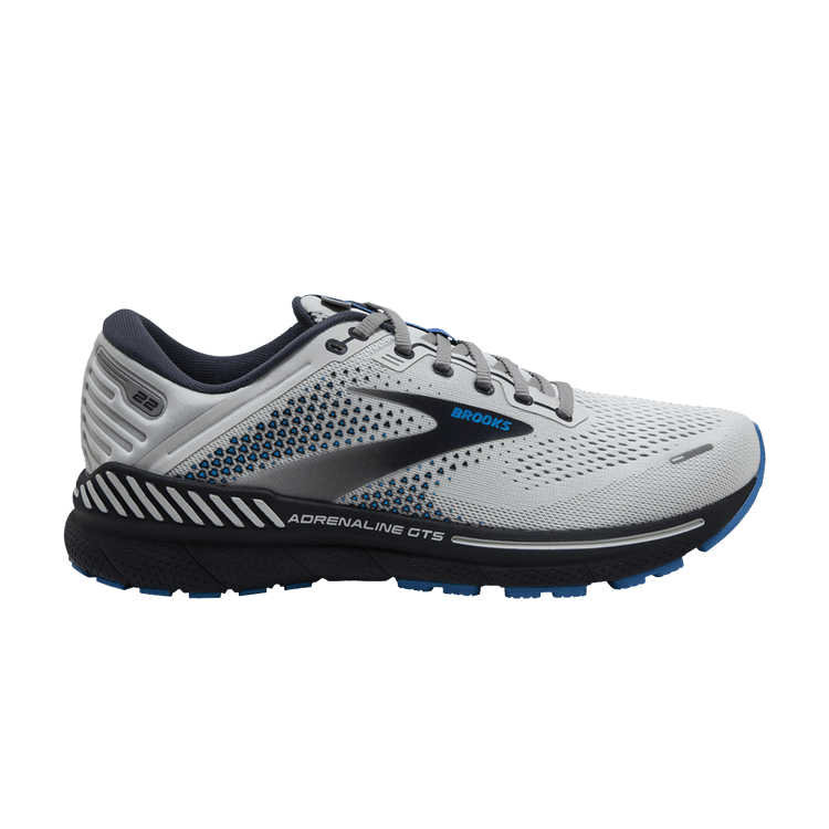 Brooks Adrenaline GTS 22 'Oyster India Ink' — Oyster/India Ink/Blue