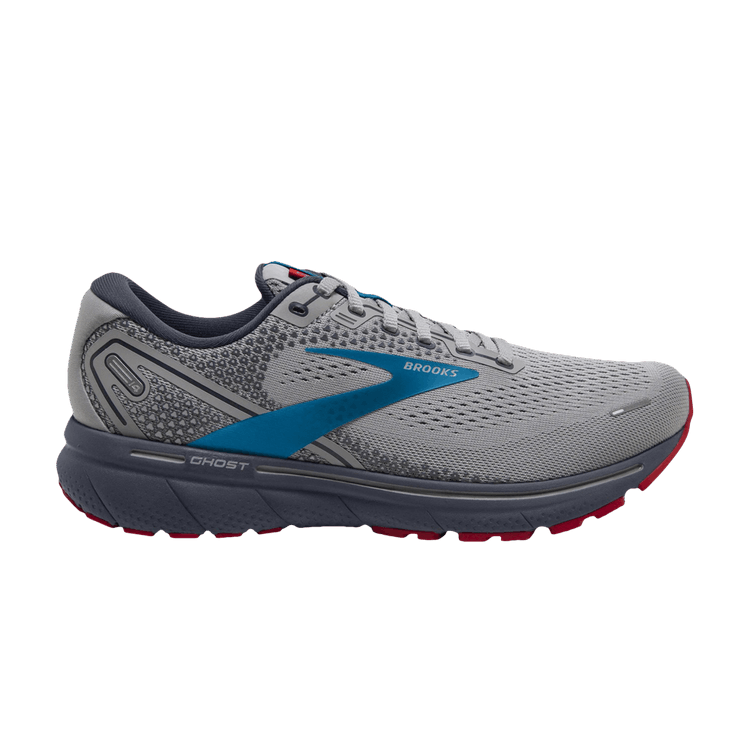 Brooks Ghost 14 'Grey Blue Red' — Grey/Blue/Red