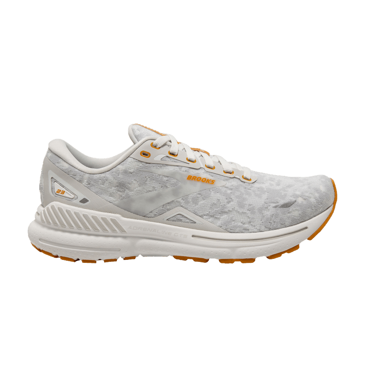 Brooks Adrenaline GTS 23 'Blanc Grey Sunflower' — Blanc/Grey/Sunflower