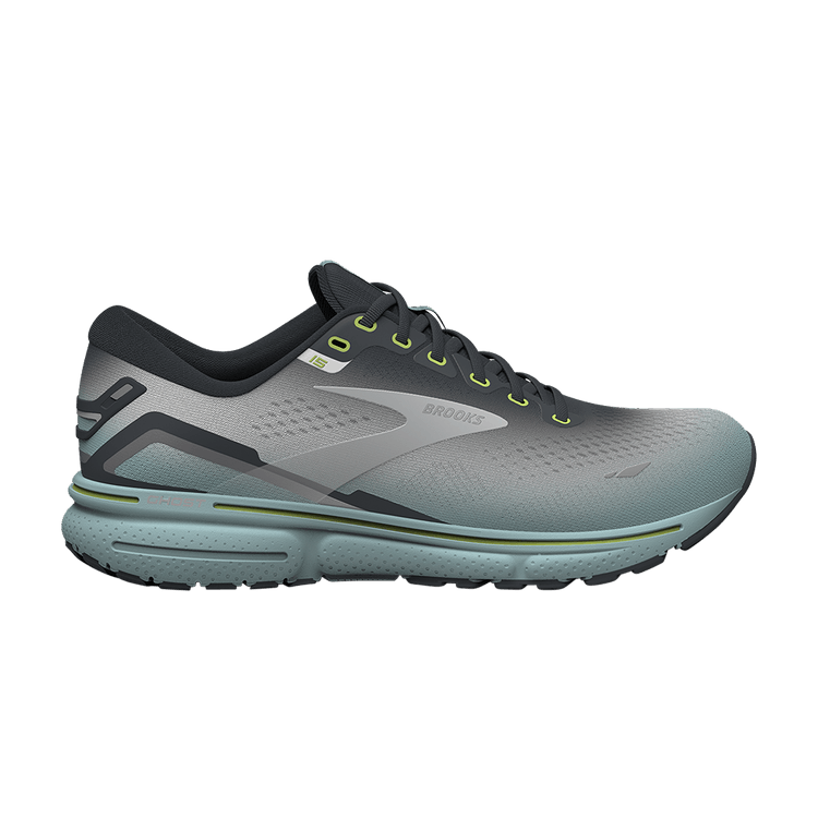 Brooks Ghost 15 'Grey Oyster' — Grey/Oyster/Cloud Blue