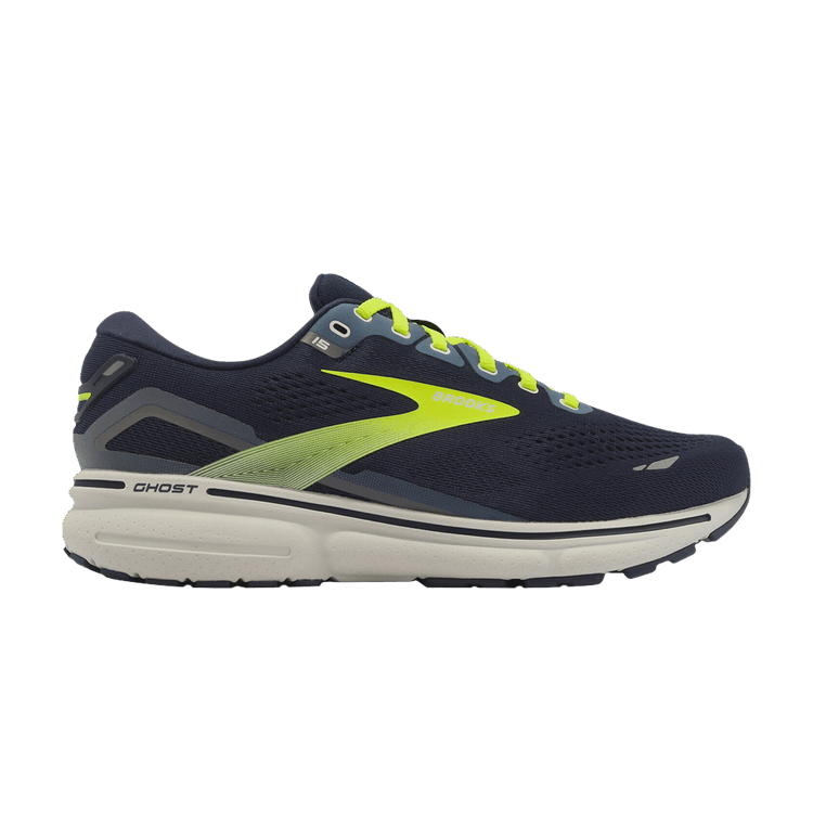 Brooks Ghost 15 2E Wide 'Peacoat Nightlife' — Peacoat/Nightlife/Grey