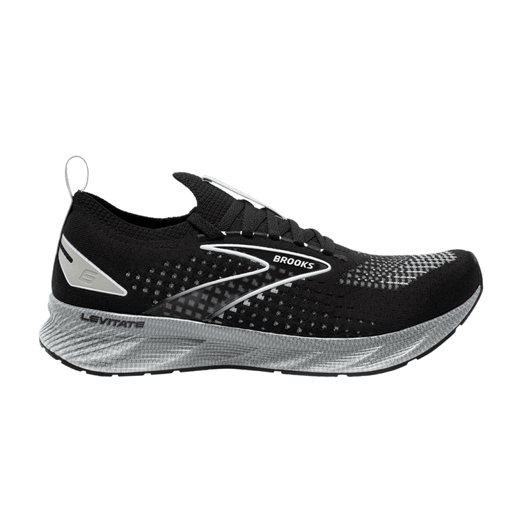 Brooks Levitate StealthFit 6 'Black Oyster' — Black/Grey/Oyster