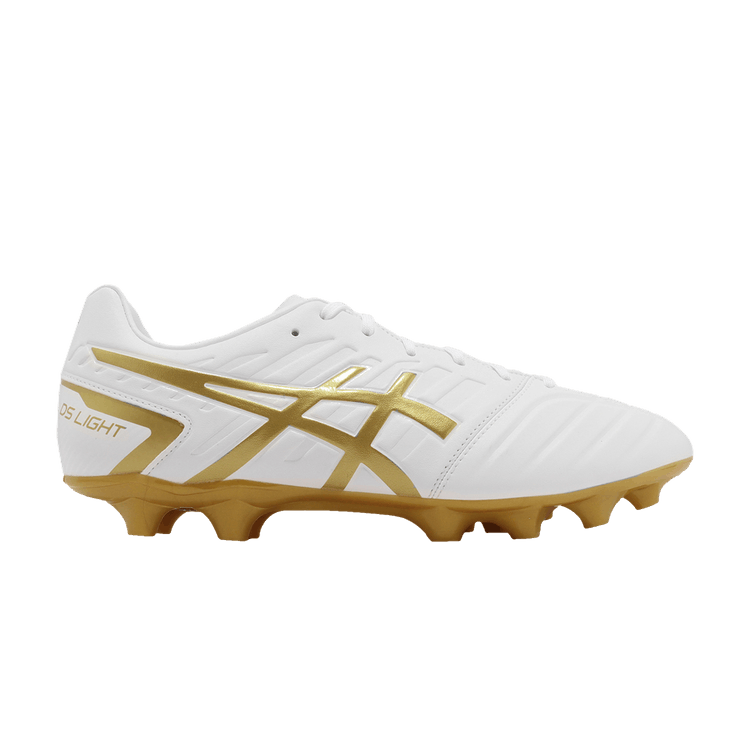 Asics DS Light Club 2E Wide 'White Rich Gold' — White/Rich Gold