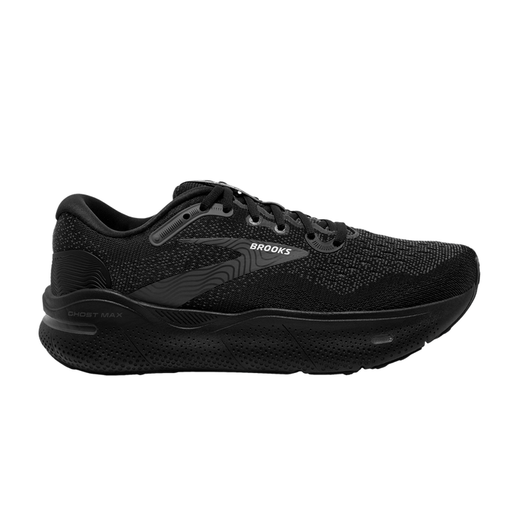 Brooks Ghost Max 2E Wide 'Black Ebony' — Black/Black/Ebony