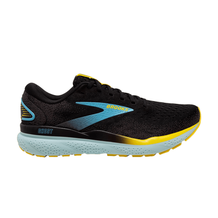 Brooks Ghost 16 'Black Blue' — Black/Forged Iron/Blue