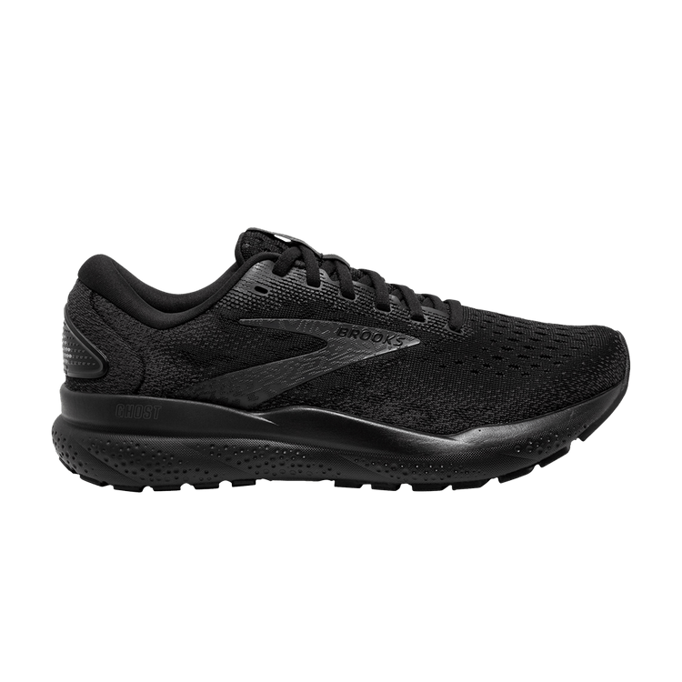 Brooks Ghost 16 4E Wide 'Black Ebony' — Black/Black/Ebony