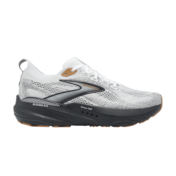 Brooks Glycerin GTS 22 'White Grey Black' — White/Grey/Black