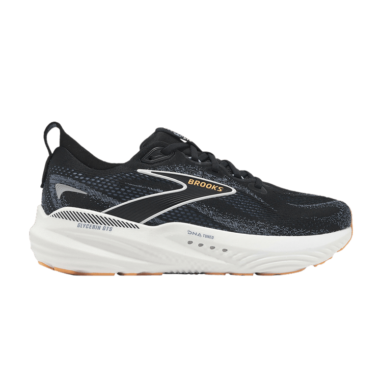 Brooks Glycerin GTS 22 2E Wide 'Black Country Blue' — Black/Country Blue/Orange Pop