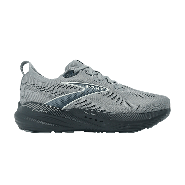 Brooks Glycerin GTS 22 4E Wide 'Primer Grey' — Primer Grey/Ebony/Bluewash