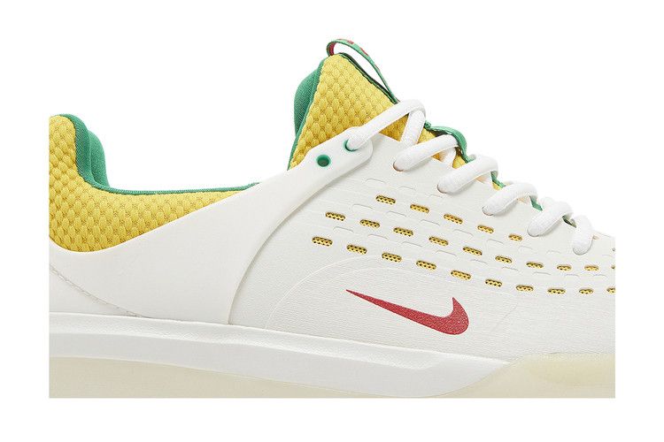 Nike Zoom Nyjah 3 Premium SB 'Rastafarian' — Summit White/Tour Yellow/Lucky Green/Black