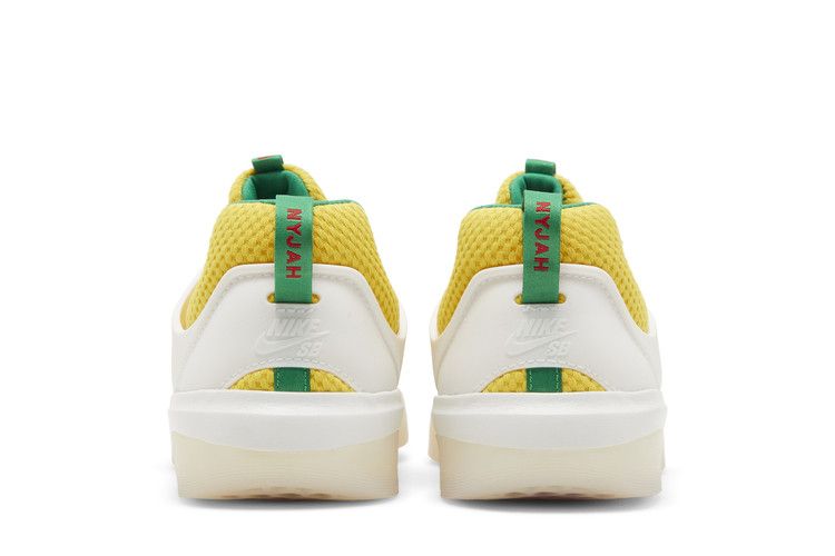 Nike Zoom Nyjah 3 Premium SB 'Rastafarian' — Summit White/Tour Yellow/Lucky Green/Black