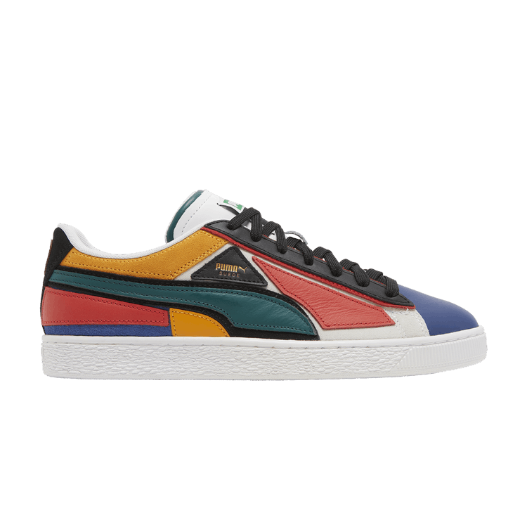 Puma Suede 'Layers - Blazing Blue Varsity Green' — Blazing Blue/Varsity Green/White