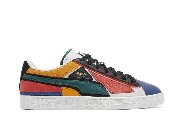 Puma Suede 'Layers - Blazing Blue Varsity Green' — Blazing Blue/Varsity Green/White