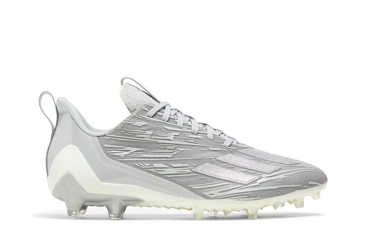 adidas Adizero Cleats 'Grey Silver Metallic' — Grey Two/Silver Metallic/Cloud White