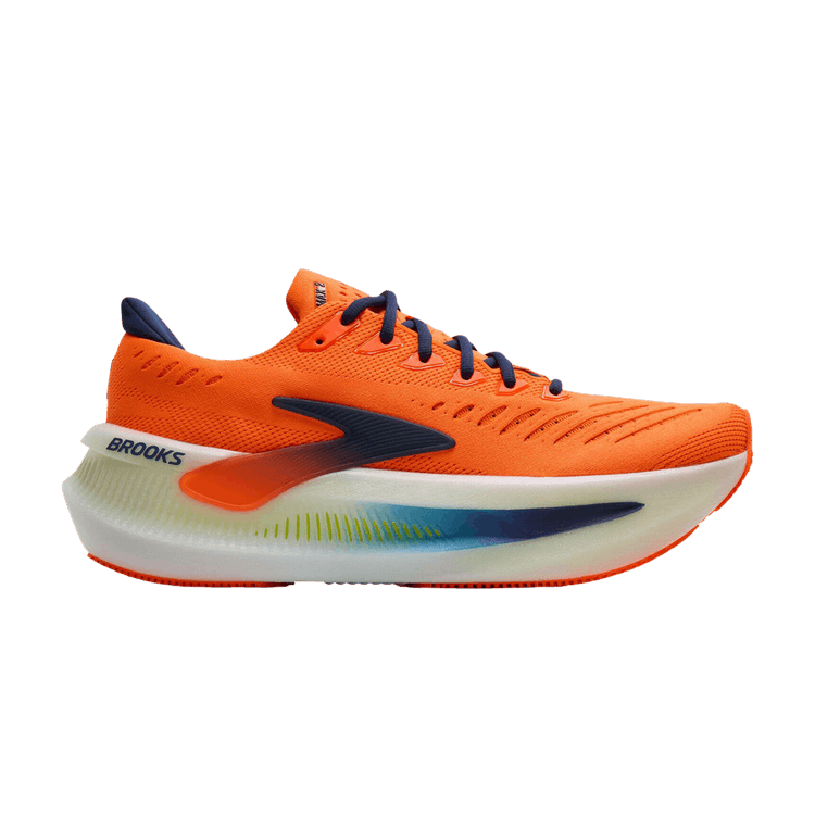 Brooks Glycerin Max 2 'Orange Beacon Blue Nightlife' — Orange/Beacon Blue/Nightlife
