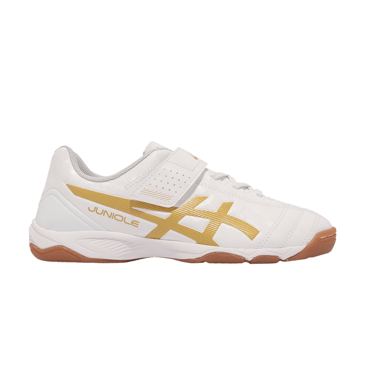 Asics Juniole 5 IN 'White Pure Gold' — White/Pure Gold