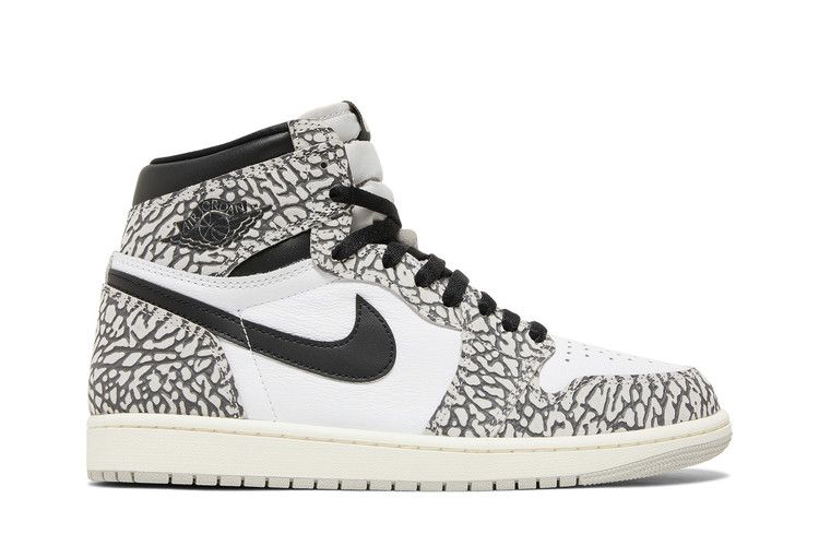 Air Jordan 1 Retro High OG 'White Cement' — Tech Grey/Muslin/Black/White