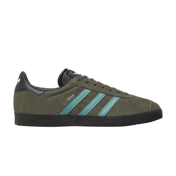 adidas Gazelle 'Olive Green Black' — Pantone/Pantone/Core Black