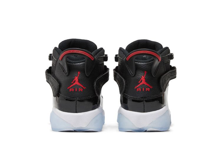 Air Jordan 6 Rings GS 'Black Gym Red' — Black/White/Gym Red