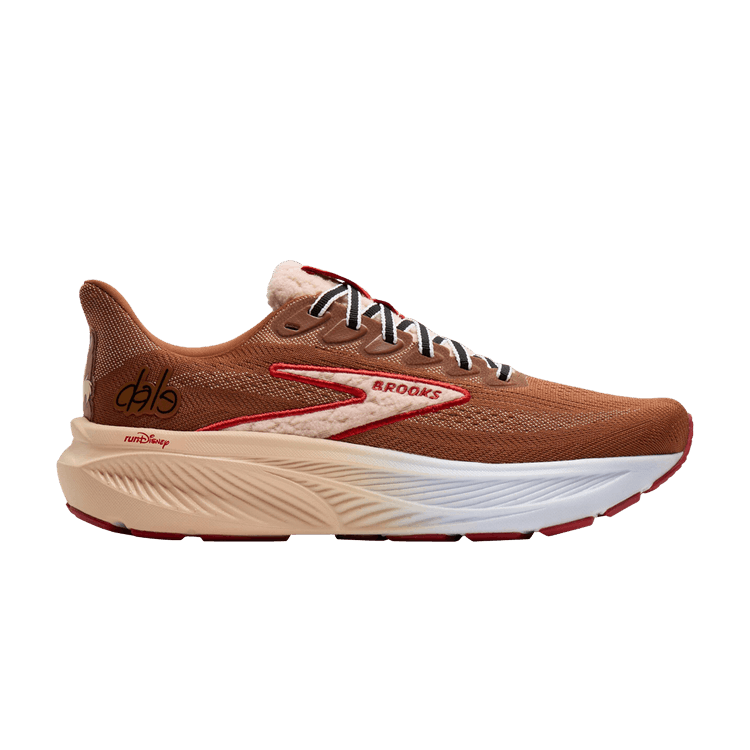 runDisney x Brooks Ghost 17 'Chip n' Dale' — Brown/Tan/White