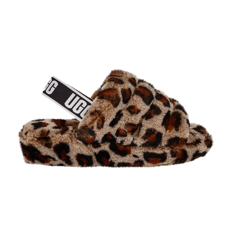 UGG Wmns Fluff Yeah Slide 'Leopard' — Leopard