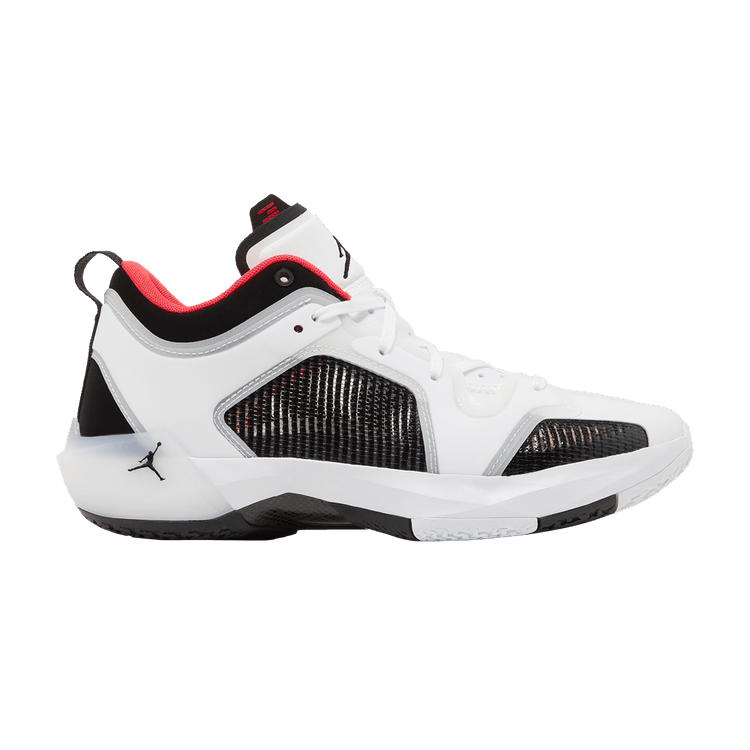 Air Jordan 37 Low 'Siren Red' — White/Black/Siren Red