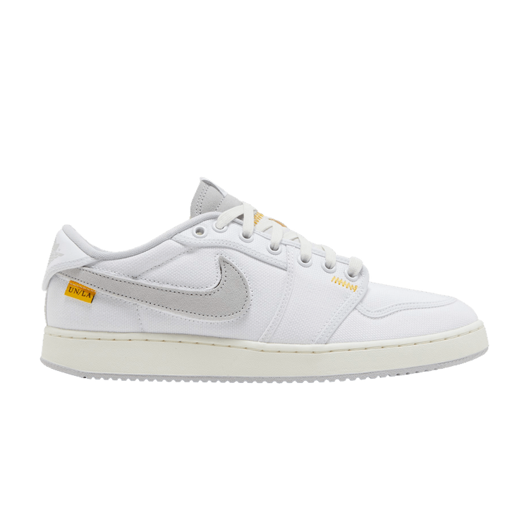 Union LA x Air Jordan 1 KO Low 'White Neutral Grey' — White/Sail/University Gold/Neutral Grey