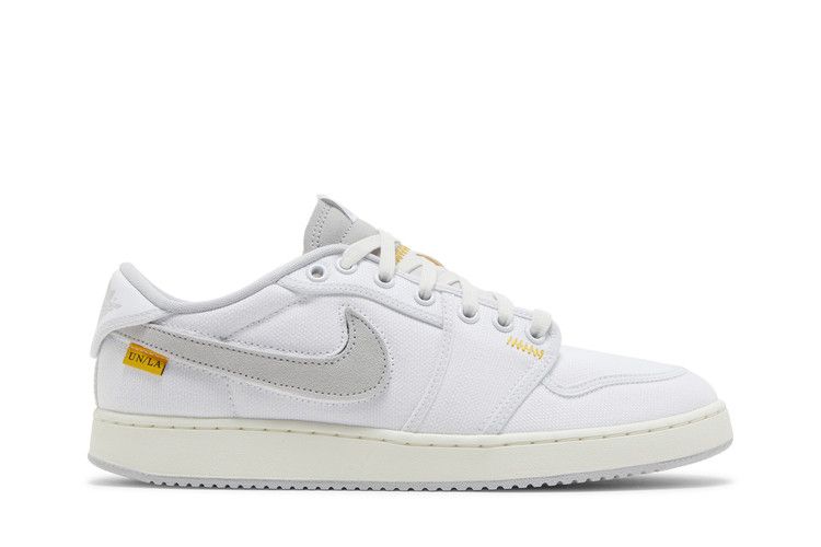 Union LA x Air Jordan 1 KO Low 'White Neutral Grey' — White/Sail/University Gold/Neutral Grey