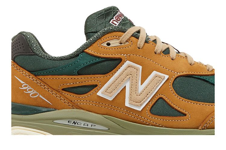 Teddy Santis x New Balance 990v3 Made in USA 'Tan Green' — Tan/Green