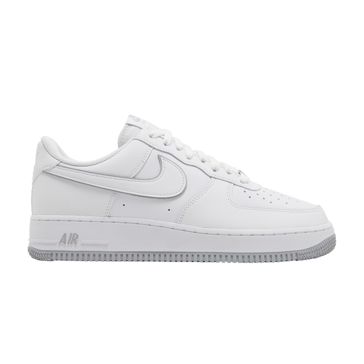 Nike Air Force 1 '07 'White Wolf Grey' — White/White/Wolf Grey