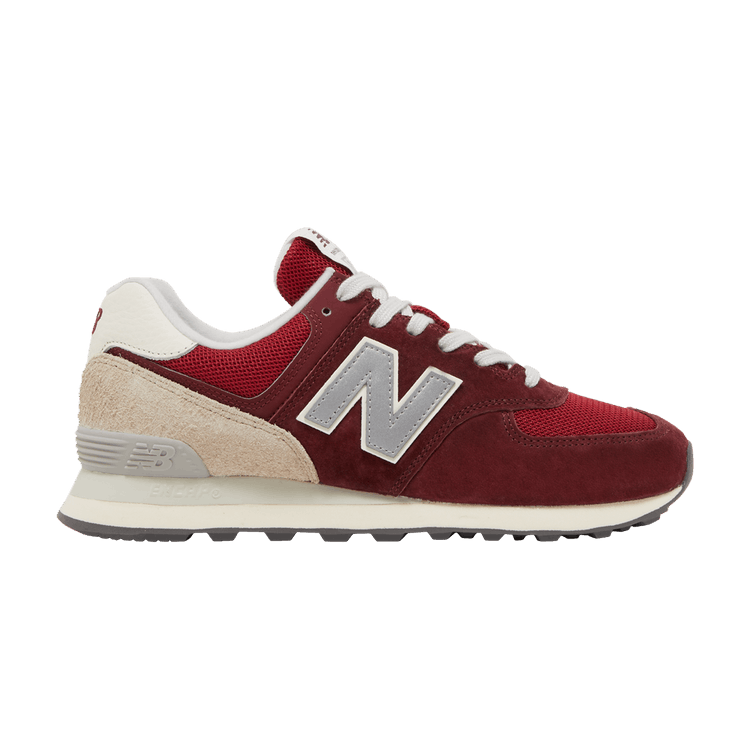 New Balance 574 'Lunar New Year - Classic Crimson' — Classic Crimson/Mindful Grey/Silver Metallic