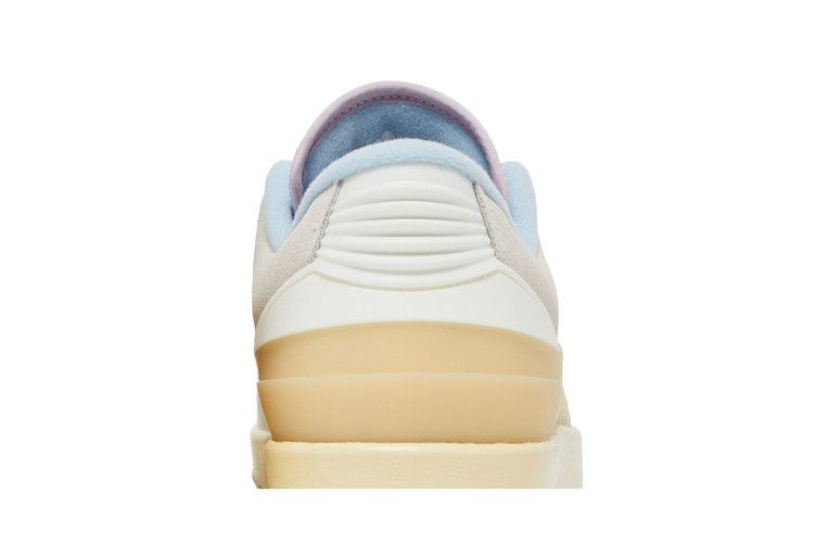Wmns Air Jordan 2 Low 'Look, Up in the Air' — Summit White/Varsity Red/Ice Blue/Iced Lilac/Muslin/Light Steel Grey