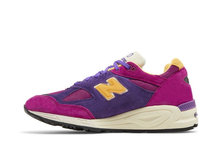 Teddy Santis x New Balance 990v2 Made in USA 'Purple Yellow' — Purple/Yellow