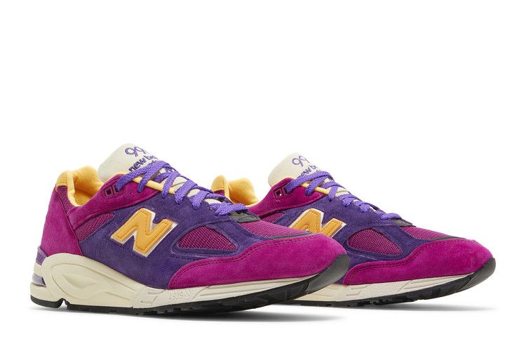 Teddy Santis x New Balance 990v2 Made in USA 'Purple Yellow' — Purple/Yellow