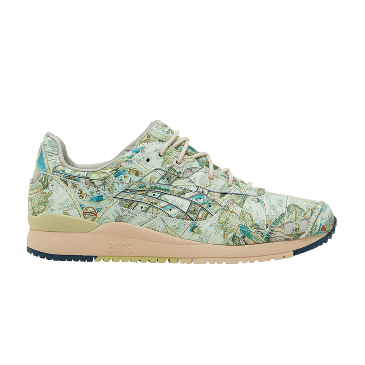 atmos x ASICS Gel Lyte 3 OG 'Aged Map' — Ice Green/Midnight Blue