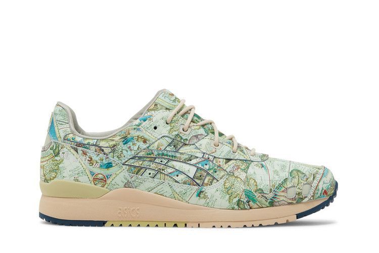 atmos x ASICS Gel Lyte 3 OG 'Aged Map' — Ice Green/Midnight Blue