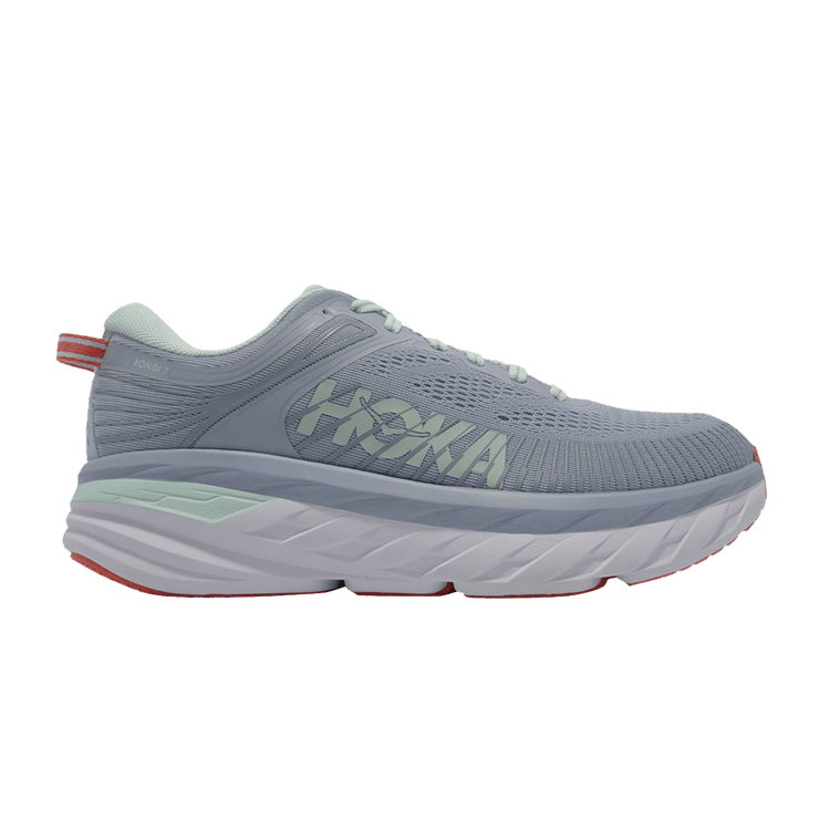 HOKA Wmns Bondi 7 Wide 'Blue Fog' — Blue Fog/Blue Glass