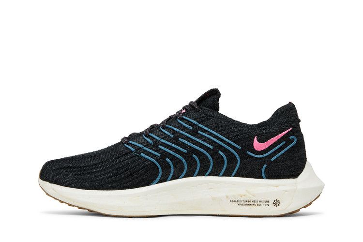 Nike Wmns Pegasus Turbo Next Nature 'Black Noise Aqua' — Black/Anthracite/Noise Aqua/White (4)