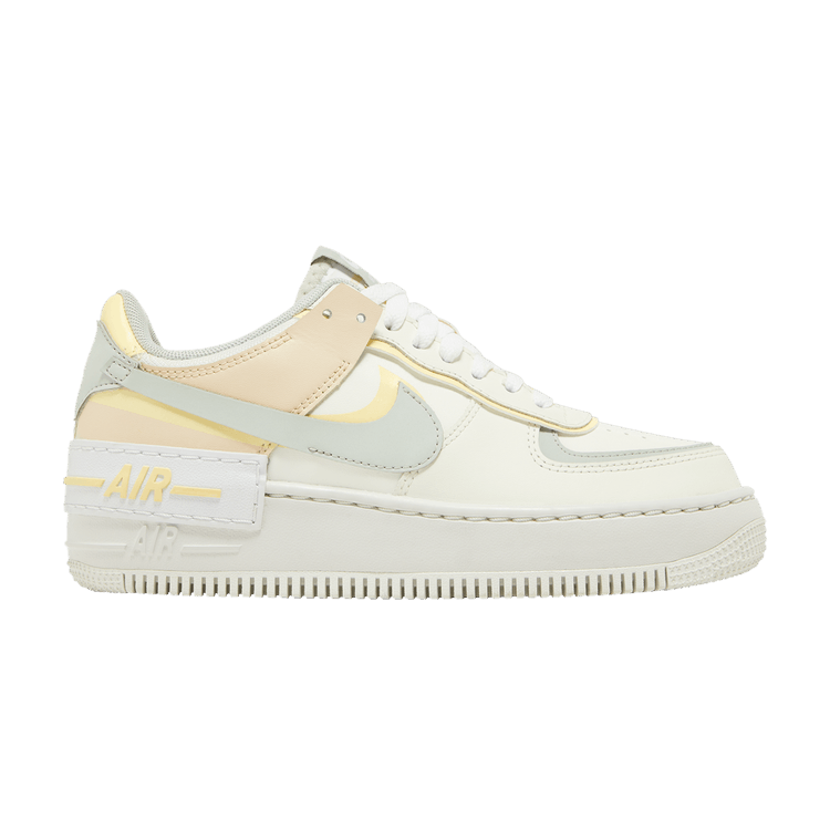 Nike Wmns Air Force 1 Shadow 'Pearl White Citron Tint' — Sail/Citron Tint/Pearl White/Light Silver
