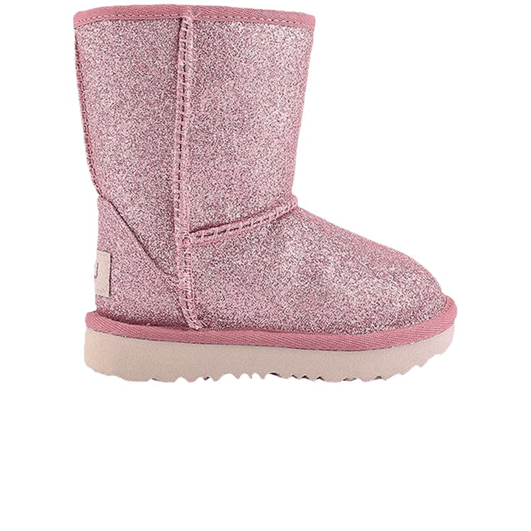 UGG Classic Short II Kids 'Glitter - Pink' — Pink