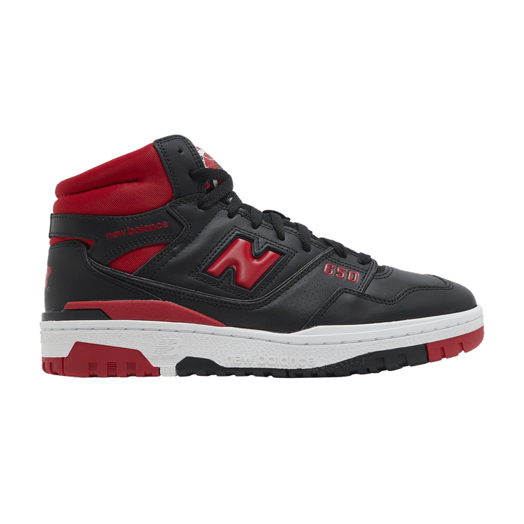 New Balance 650R 'Black Red' — Black/Red/White