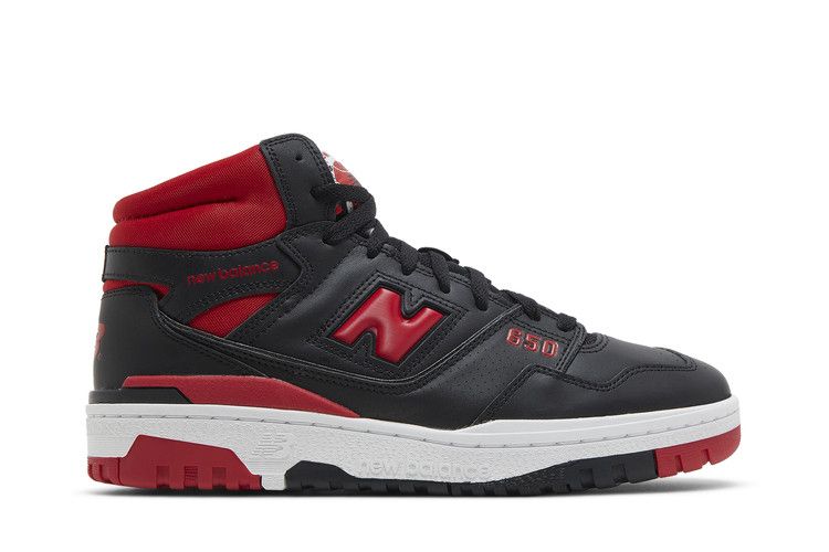 New Balance 650R 'Black Red' — Black/Red/White