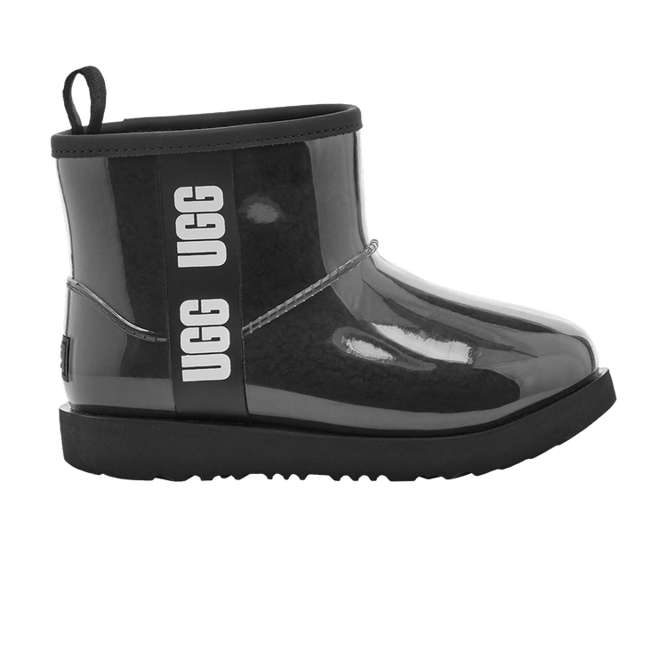 UGG Classic Clear Mini II Boot Kids 'Black' — Black