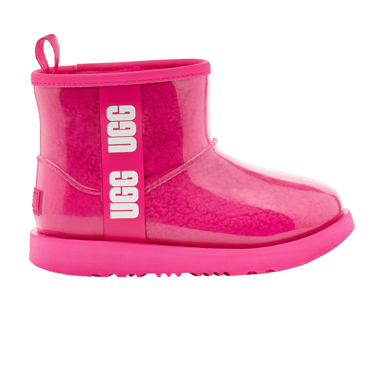 UGG Classic Clear Mini II Boot Kids 'Rock Rose' — Rock Rose