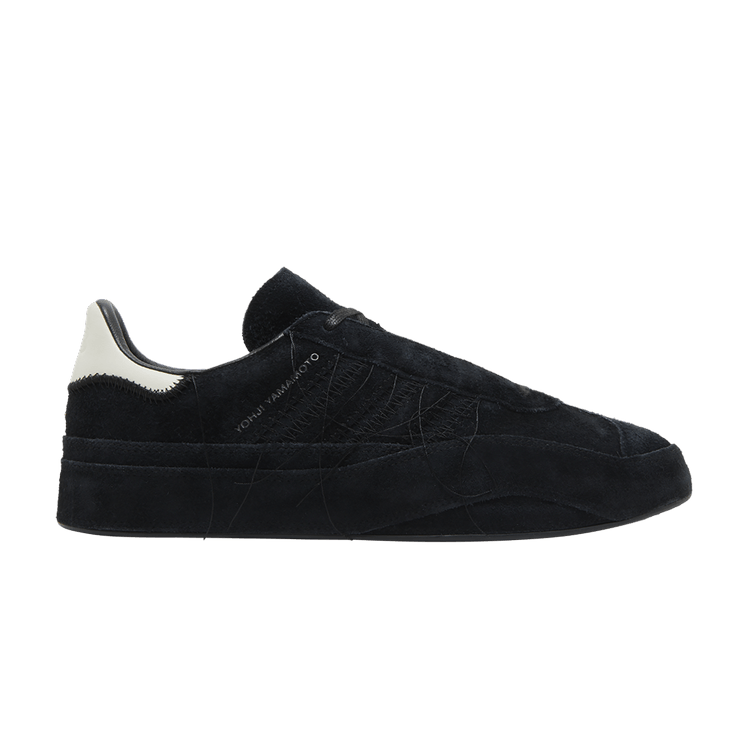 adidas Y-3 Gazelle 'Black Sashiko' — Black/Black/Off White