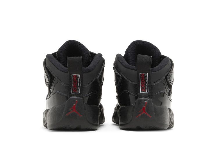 Air Jordan Jumpman Two Trey TD 'Black University Red' — Black/Black/White/University Red