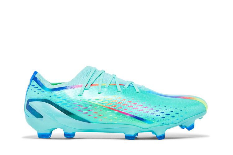 adidas X Speedportal.1 FG 'Al Rihla Pack - Clear Aqua' — Clear Aqua/Solar Red/Power Blue