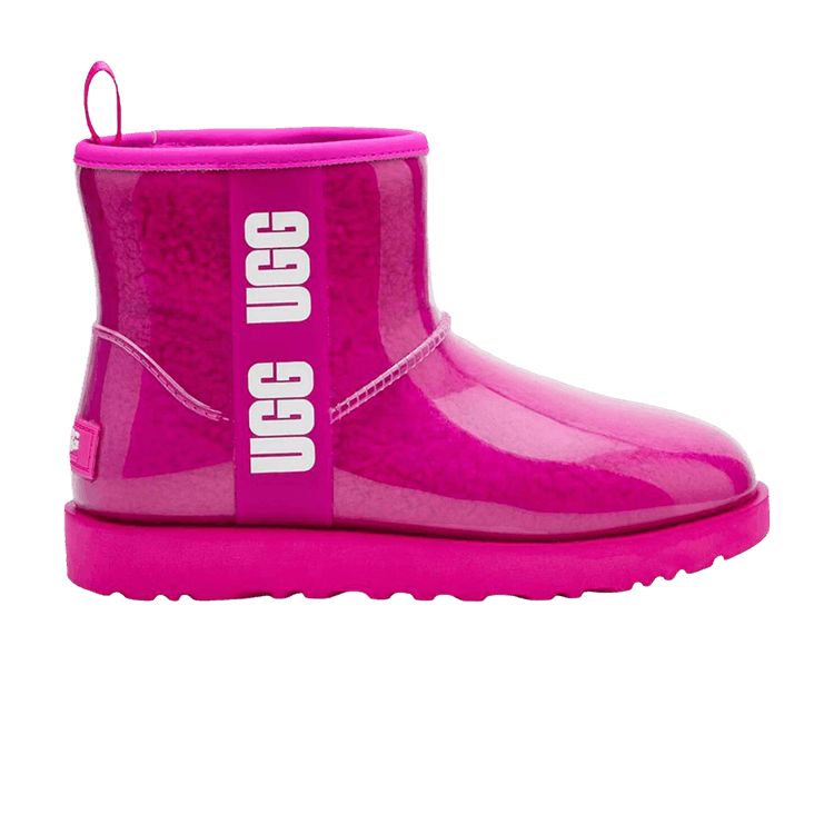 UGG Wmns Classic Clear Mini 'Dragon Fruit' — Dragon Fruit/White