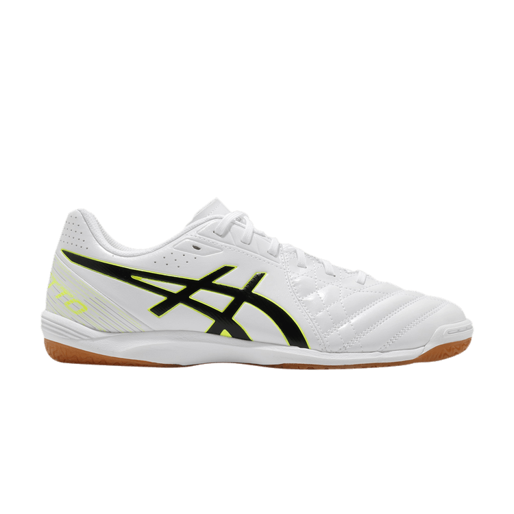 Asics Calcetto WD 8 Wide 'White Black' — White/Black