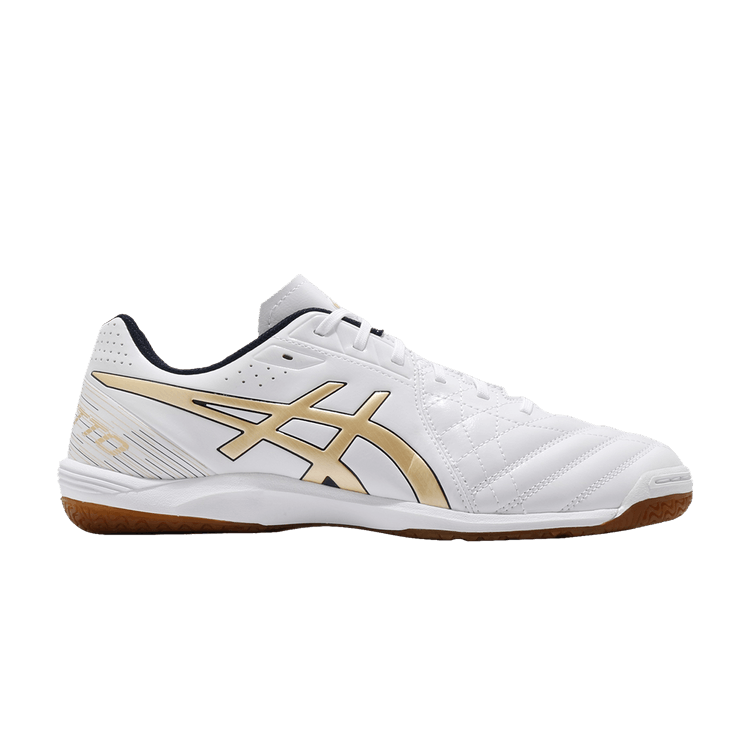Asics Calcetto WD 8 2E Wide 'White Champagne' — White/Champagne